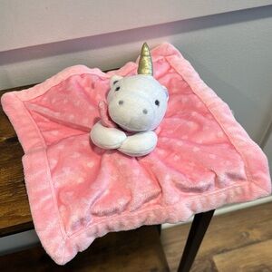 Falls Creek Lovey Pink Unicorn Plush Security Blanket